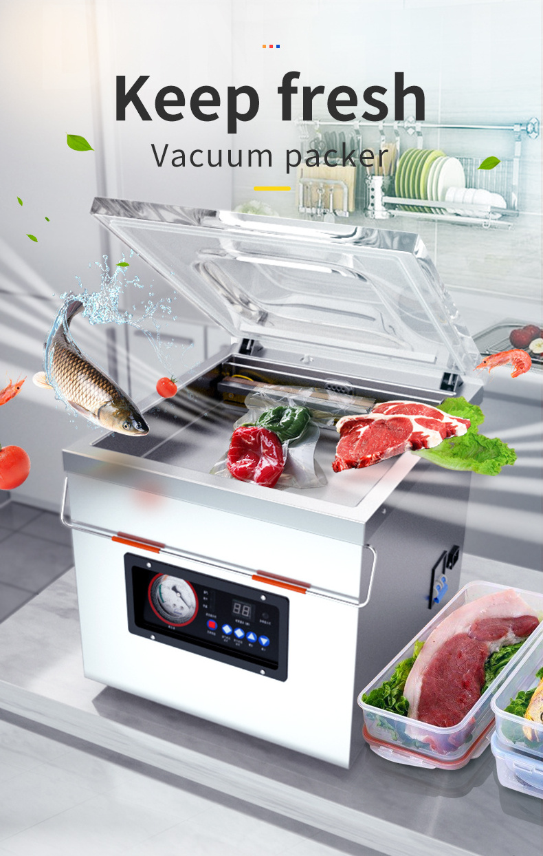 DZB-340 best selling vacuum chamber sealer for food package keep fresh air extractor packaging machine