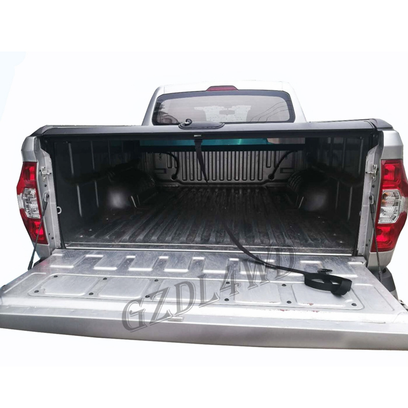 4X4 Aluminum roll up Locked Shutter  truck bed cover Tonneau Cover for  Ranger 2012+ T6 T7 T8