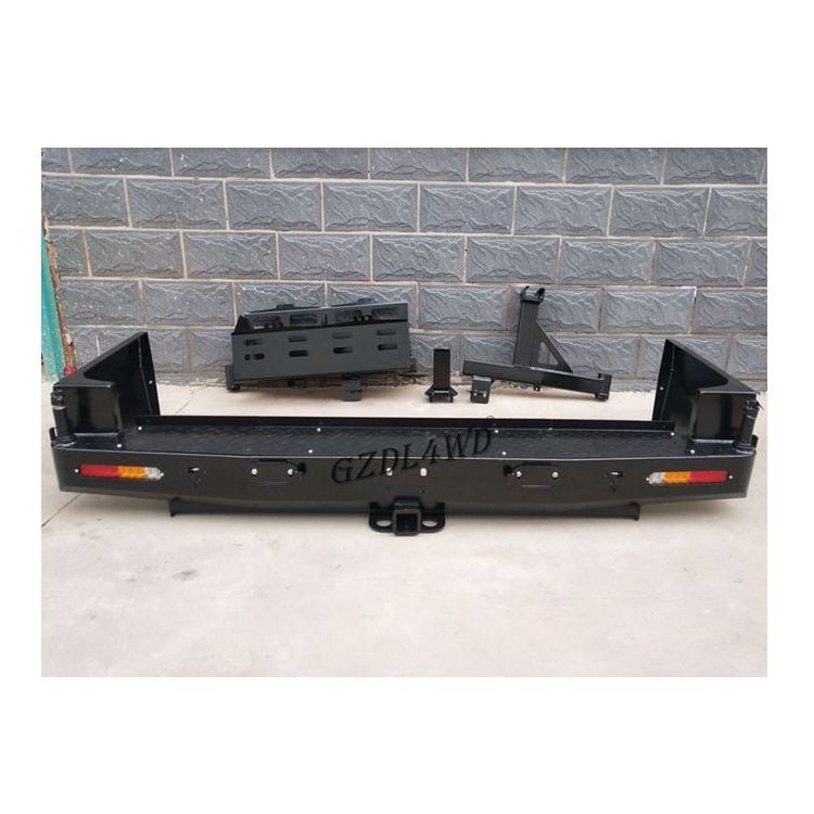 4WD Car Auto Parts Steel Roll Front and Rear Bar Bumper For Landcruiser LC80 FJ80 Series