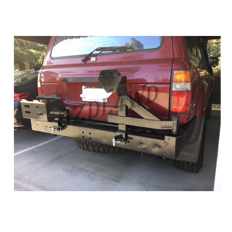 4WD Car Auto Parts Steel Roll Front and Rear Bar Bumper For Landcruiser LC80 FJ80 Series