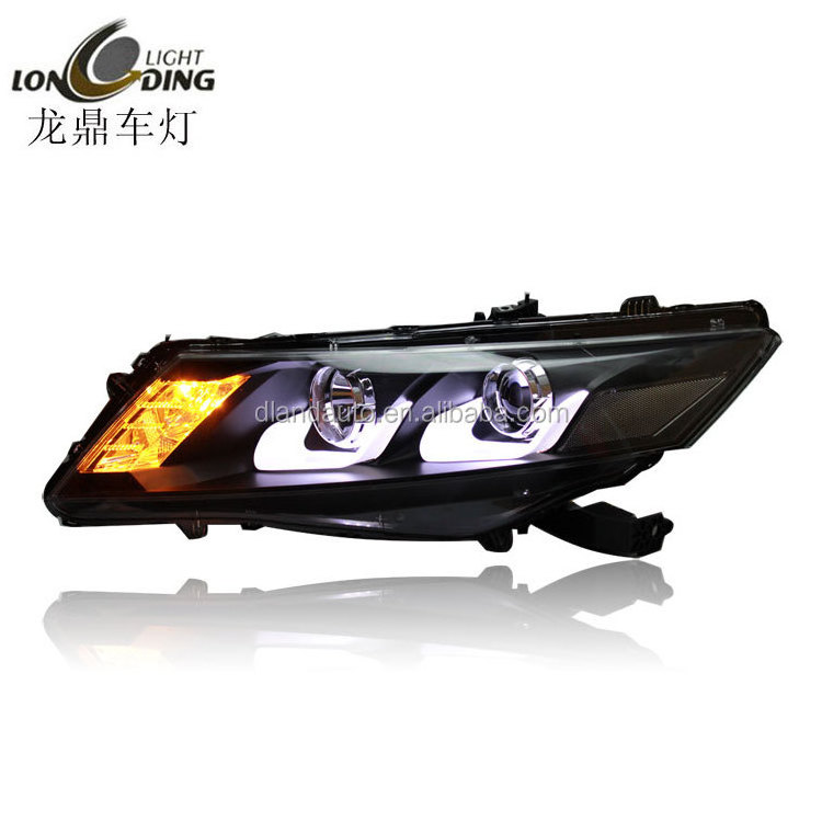 DLAND 2011-2013 CROSSTOUR ANGEL EYE LED HEADLIGHT HEADLAMP, WITH LED HALO AND BI-XENON PROJECTOR