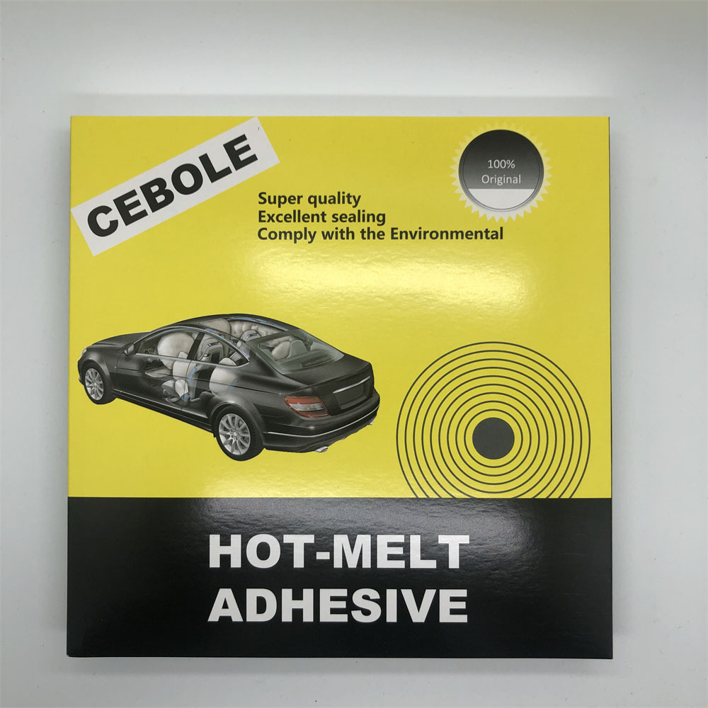 DLAND CEBOLE AUTO HEADIGH HOT MELT SNAKE SEALANT ADHESIVE FOR HEADLAMP SEALING, BLACK GRAY MAKE WITH HOT MELT GLUE