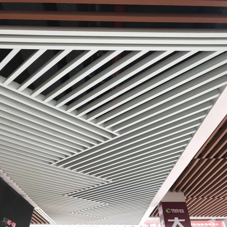 Baffle Ceiling Tile Best Price Soundproof Aluminum False Ceiling Modern Powder Coating Aluminum Alloy Office Building Strip