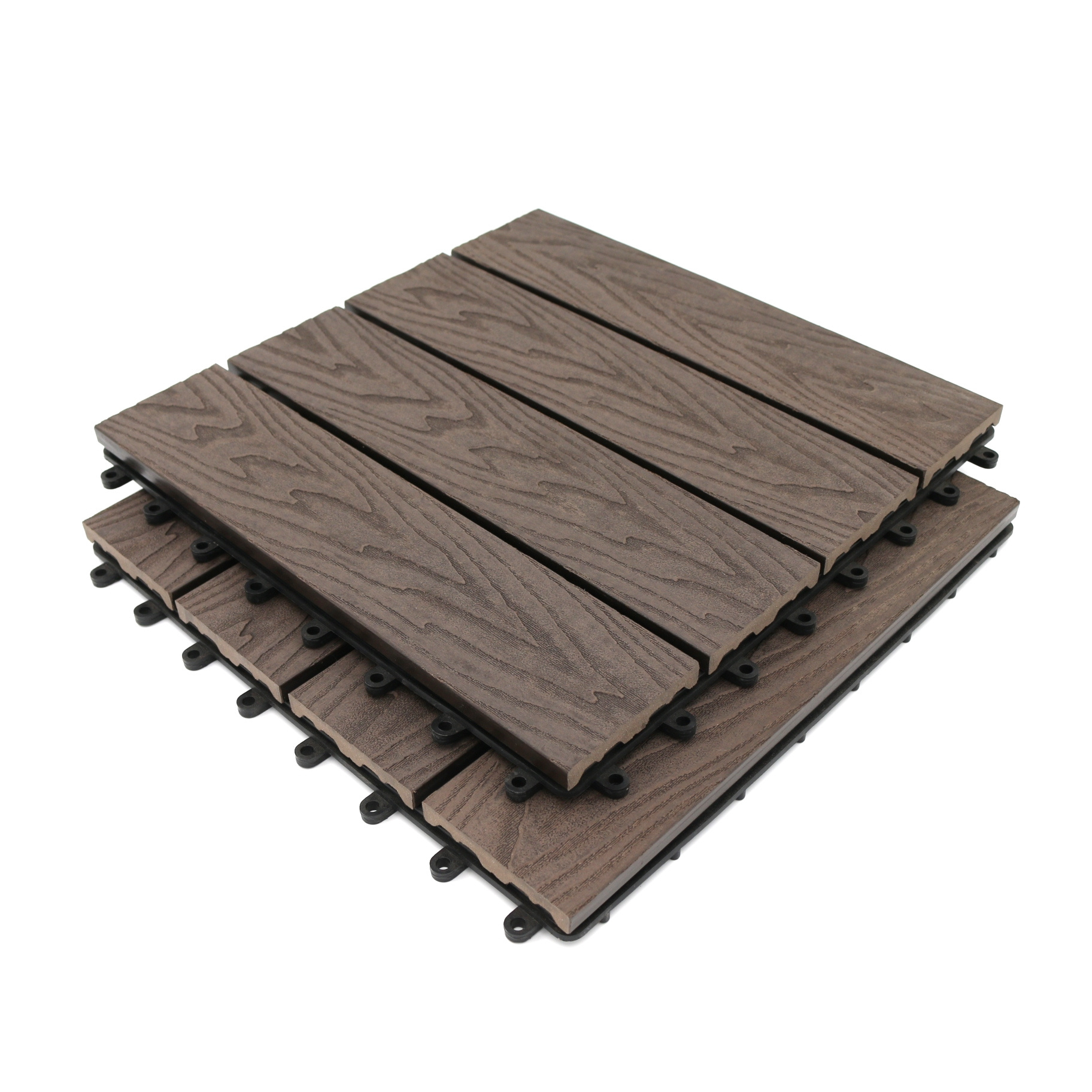 lnaopu Deck tiles wpc decking tiles white plastic base for decking tiles