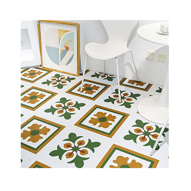 BENIF Decorative Sticker Vinyl Tile Peel And Stick For Bathroom Fireproof Self-Adhesive Tiles Floor