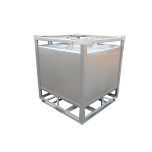 Big Discount Low Price Stainless Steel Standard Storage IBC Tote tank For Liquid Chemical Acid Fluid