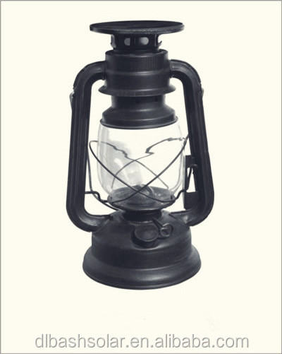 oil portable popular Brooklyn Lantern iron metal LED camping lantern glass