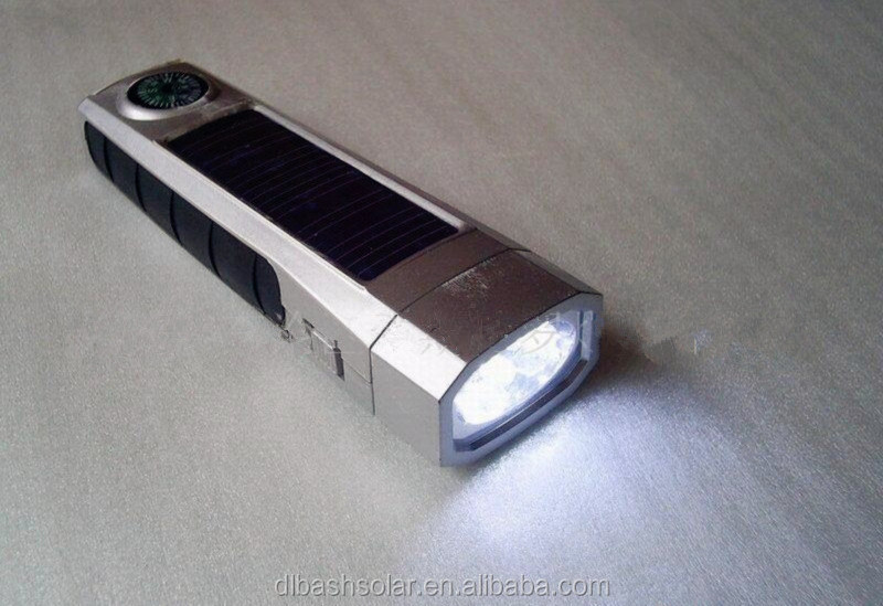 emergency torch cheap solar camping torch light LED pocket flashlight