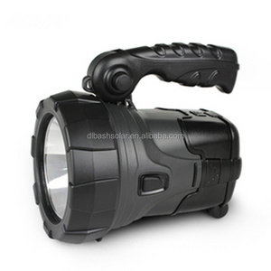 5W Professional camping Rechargeable LED torch low price solar flashlight