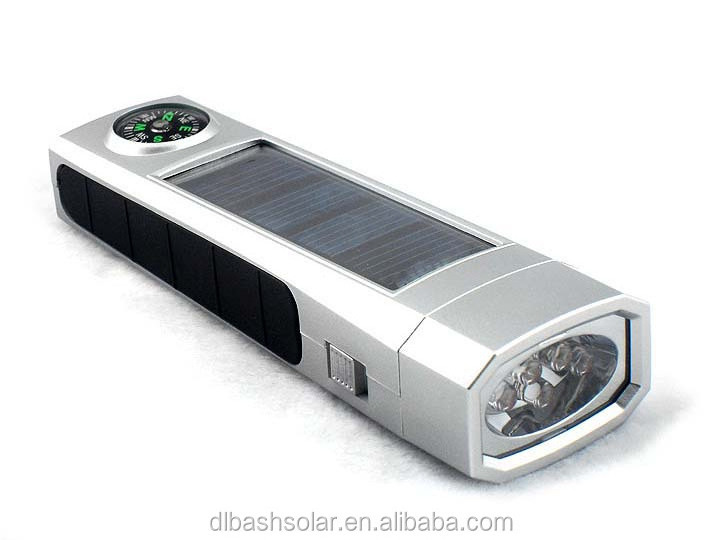 emergency torch cheap solar camping torch light LED pocket flashlight