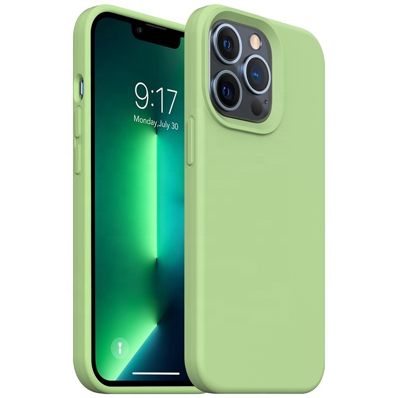 Luxury Original Silicone Phone Case For 14 13 7 8 Plus For Cover For iphone 6 6S Plus X XS MAX XR 7 8 11 12 No Logo Cases Capa