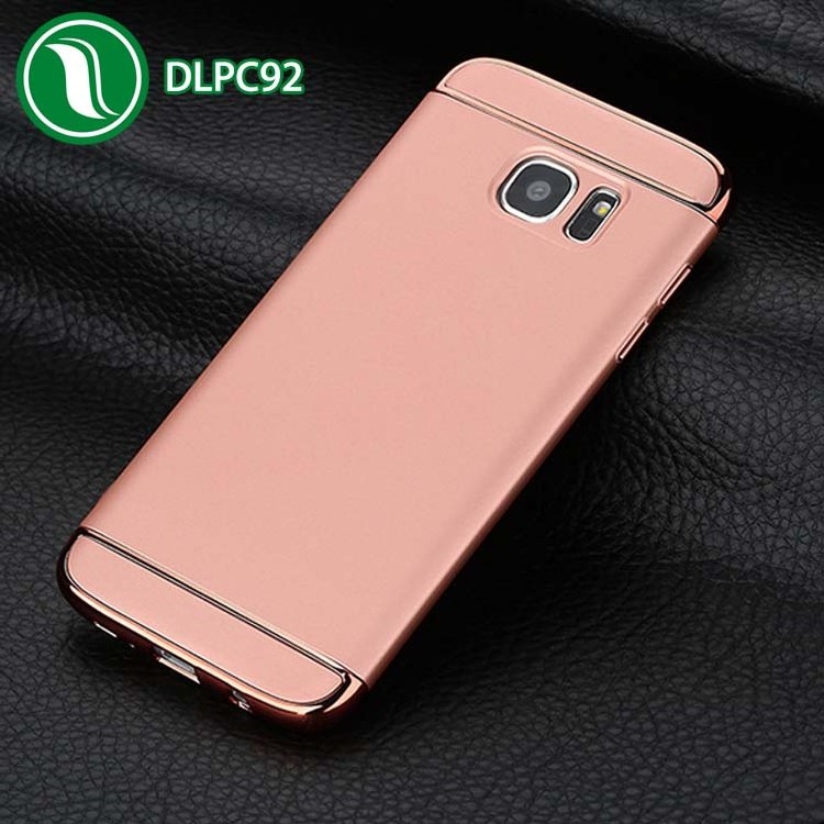 Mobile phone accessories for Samsung S8 plus 3 IN 1 Plastic electroplate case for Samsung S8