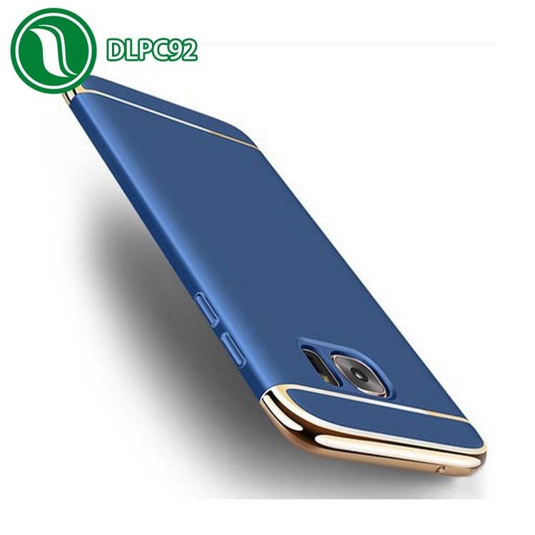 Mobile phone accessories for Samsung S8 plus 3 IN 1 Plastic electroplate case for Samsung S8