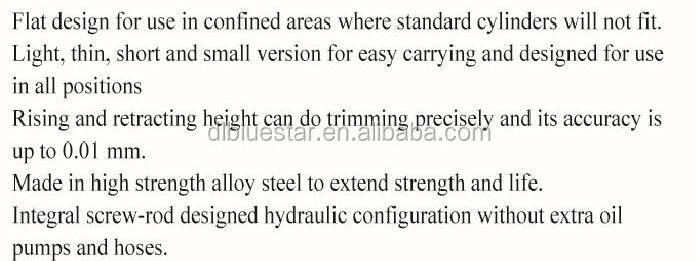 102A2 SMC-SERIES MECHANICAL & HYDRAULIC JACK HYDRAULIC CYLINDER