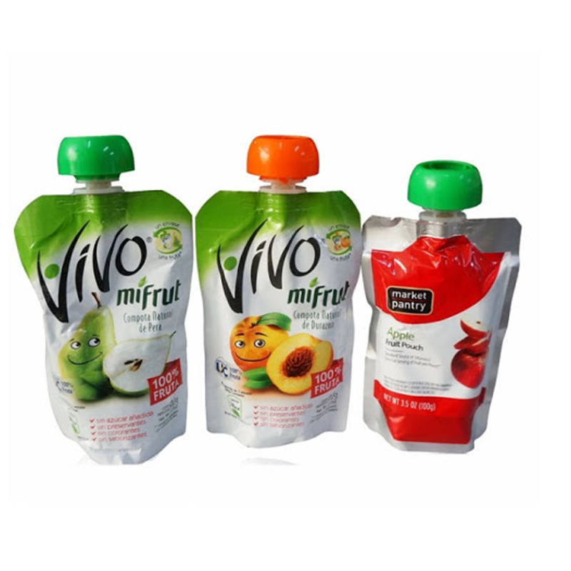 Biodegradable Plastic Packaging Drink Pouches With Straw Hole Pouch Fruit Juice Capri Sun Drink Pouch Blood Type