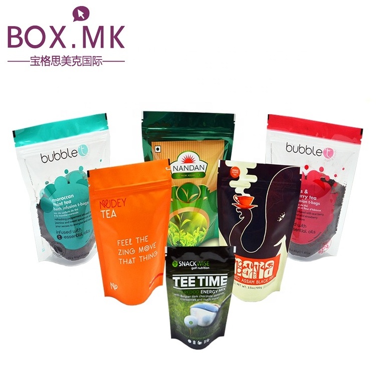 Food Packaging Packing Zip Lock Plastic Bags Standing Up Pouch Food Clear For Zipper Zip Lock