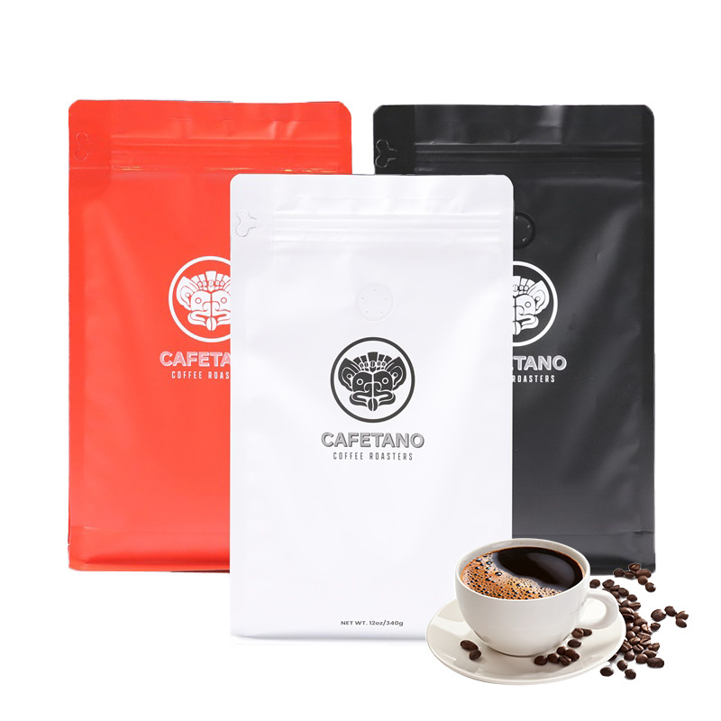 Custom Coffee Bags Wholesale Coffee Bean Gusset Bag Selling Fashion the Coffee Bags heat seal pack pouches with degassing valve