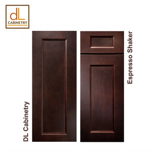 US Cabinetry Warehouse Stock No Quantity Limited Espresso Shaker Wooden HDF Kitchen Cabinets Pantry For Builders Contractors