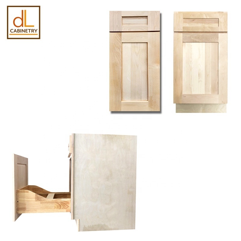 No Quantity Limited Unfinished Wholesale Shaker RTA Wooden Kitchen Cabinets From American Warehouse