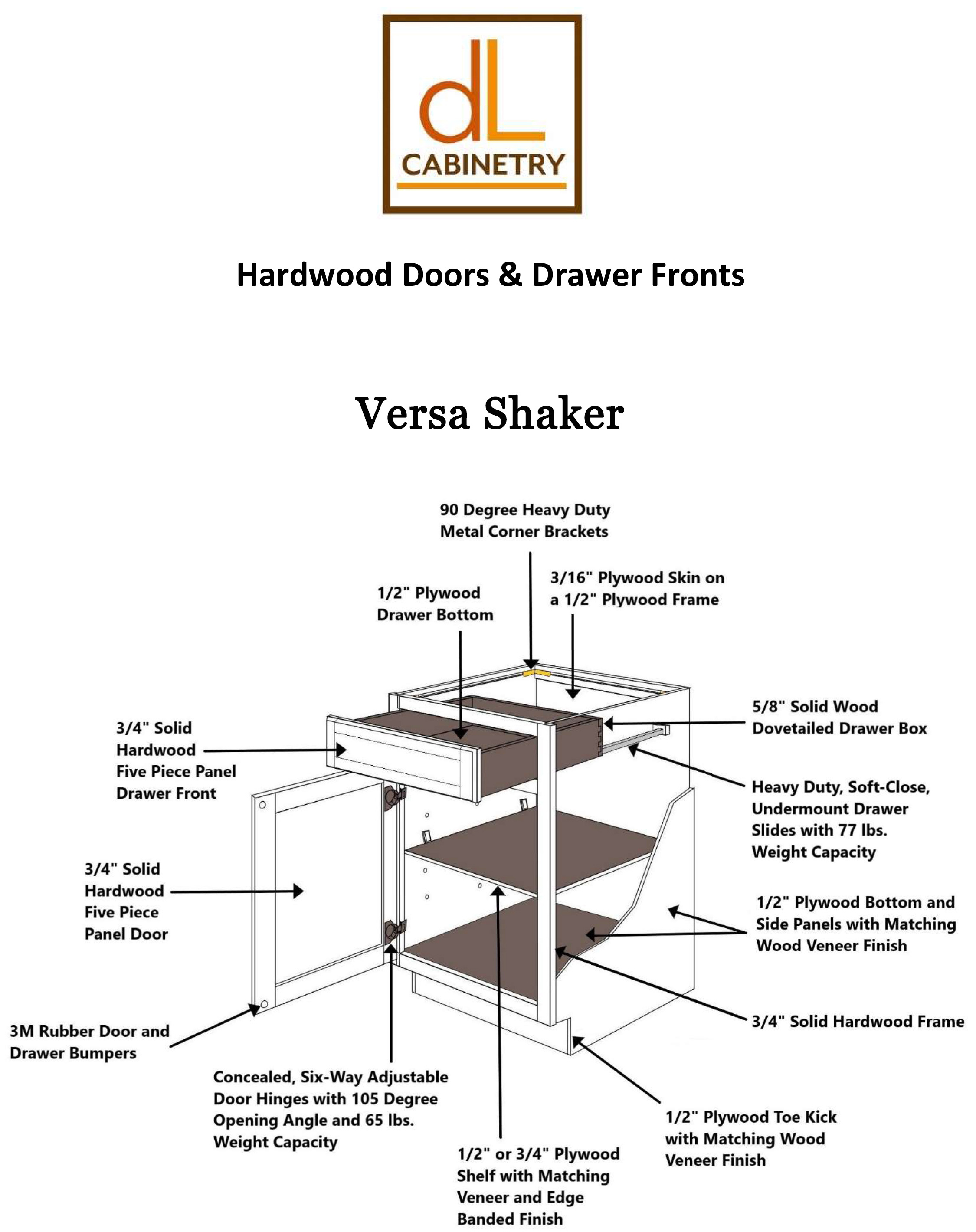 House Use /Wholesale/Project All American Standard Model Unfinished Full Solid Birch Wood Kitchen Base Cabinets With Drawer