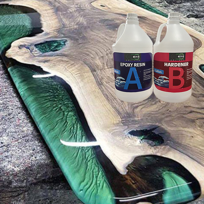 food grade epoxy resin 1 gallon and 1/2 gallon Epoxy Resin and hardner 2:1  deep cast for river table epoxy resin price per kg