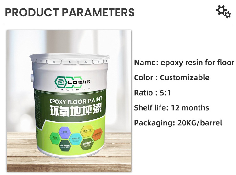 Manufacturer of industry floor paint epoxy resin for floor high hardness less scratches