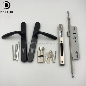 New security Aluminium casement sliding doors mortise hook lock the door