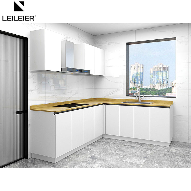 LEILEIER Stainless Steel Kitchen Cabinet Modular Kitchen Modern Design Kitchen Cabinet