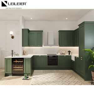 Lacquer Cabinet Shaker Solid Wood Kitchen Cabinets Top Quality Luxury Modern Kitchen Furniture Kitchen Storage Painted Plywood