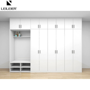 LEILEIER Australia popular built in bedroom fully assembled fiber Wardrobes furniture