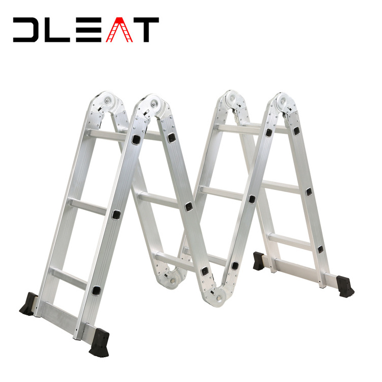 Best Sales Multipurpose Ladder Working Platform 4x3/4x4/4x5 Folding Aluminum Ladder