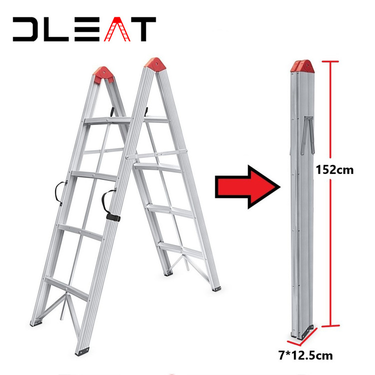 Factory Direct Sale aluminum 3 step ladder Living Room folding a frame ladder