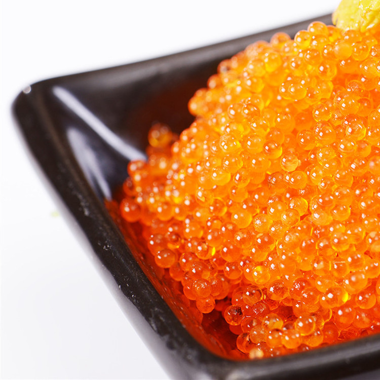 Good Quality Caviar Black Tobiko Fling Fish Eggs For Sushi Roe Caviar With Kosher