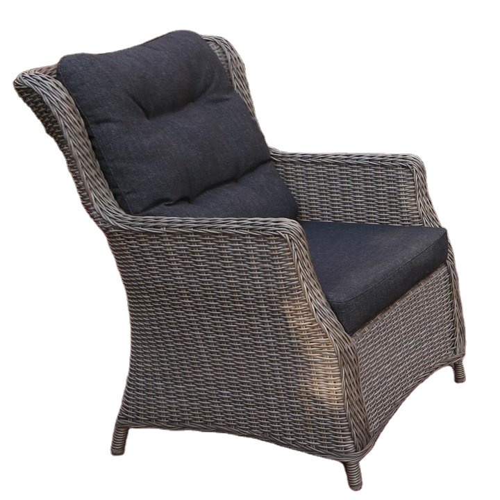 Sofa Lounge Armchair Wicker Comfort Chair with Cushion