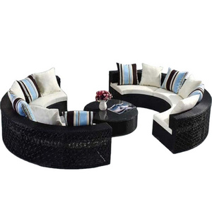 Outdoor Indoor Furniture Set Garden Sofa Set/  Corner Sofas For Outdoors Luxury Rattan Garden Outdoor Patio Furniture