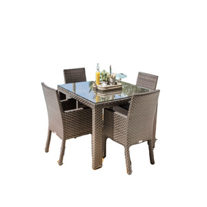 From 4 Piece Patio Rattan Furniture Dining Set, You'll Find It Elevates Your Exterior Living Space To The Extraordinary.