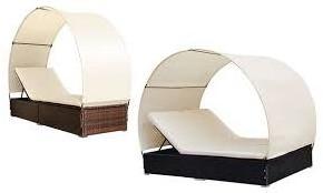 Garden Sunbed With Table Poly Rattan Outdoor Patio Combines Style Will Become The Focal Point Of Your Garden Or Patio.