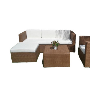 Brown Fiber Rattan Outdoor Furniture Handicraft Products with Sets Natural Furniture Vietnam Wicker Garden Outdoor Patio Brown