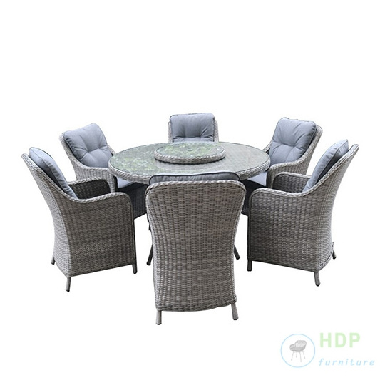 OUTDOOR FURNITURE SET - Classic Design Customized Style white wicker Patio Outdoor Poly Rattan Furniture of D.L Furniture