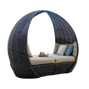 Poly RATTAN SUN LOUNGER/ Modern Furniture from DL VIETNAM SUN Beds Outdoor Sun Bed Outdoor Leisure Chaise Lounge Rattan / Wicker