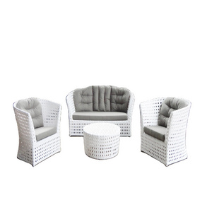 Outdoor Furniture Set - Modern Garden Furniture All Weather Resistant Sofa Set Outdoor Furniture Waterproof Natural Outdoor