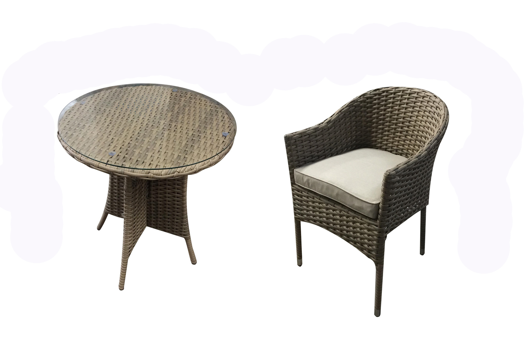 Wide Applications - This Outdoor Wicker Conversation Coffee Set Is Perfect For Small Spaces And Creating Comfortable Corners.