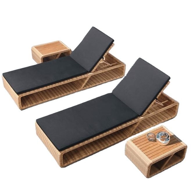 Poly Rattan Sun Loungers