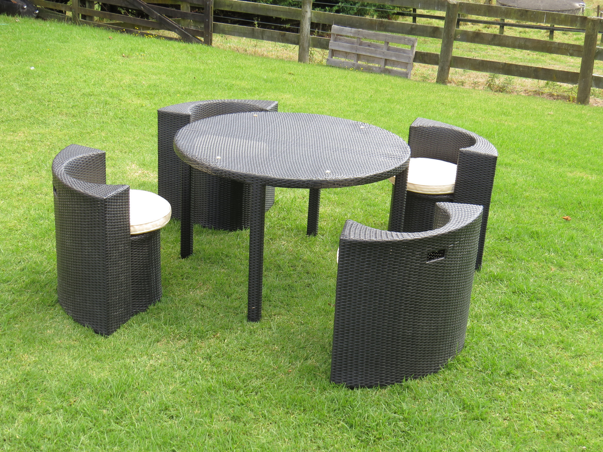 Relax Stylishly And Comfortably With Garden Bistro Sets From DL Furniture. Made From High Quality PE Material