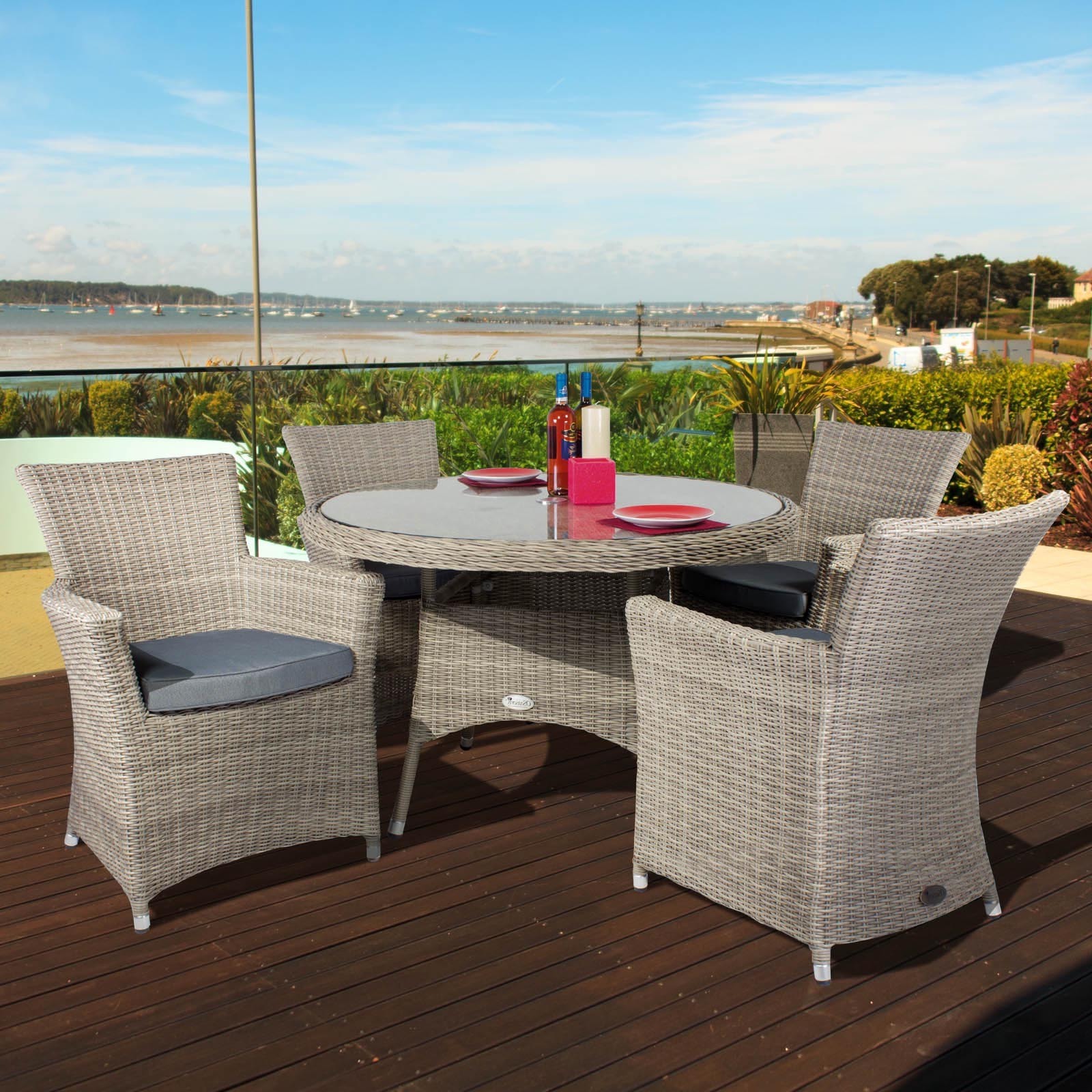 Sleek And Minimalist Design Is Perfect For Other Outdoor Furniture, Perfect For Family Gatherings, Parties Or Family Dinners