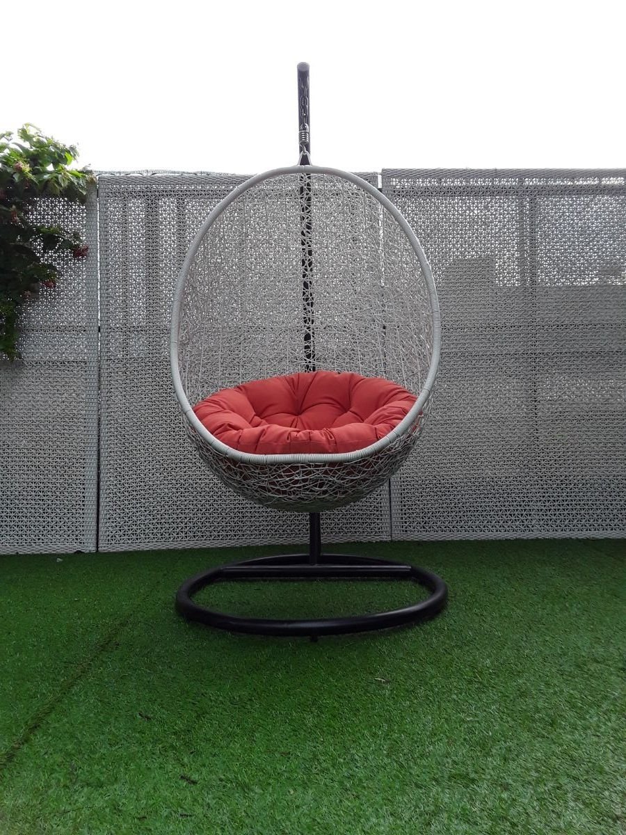 Egg Garden Round Seat Aluminum Frame Cover Outdoor Indoor Hanging Double Day Bed Chair For Baby Rattan Swing