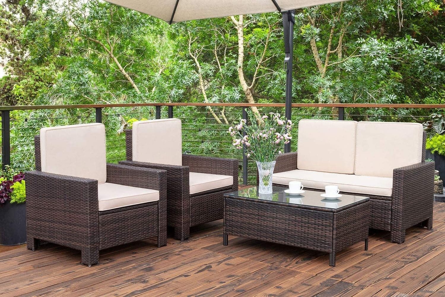 GARDEN FURNITURE WEAVING PATIO SOFA SET ALUMINIUM ROPE OUTDOOR SOFA/ MODERN PATIO FURNITURE/