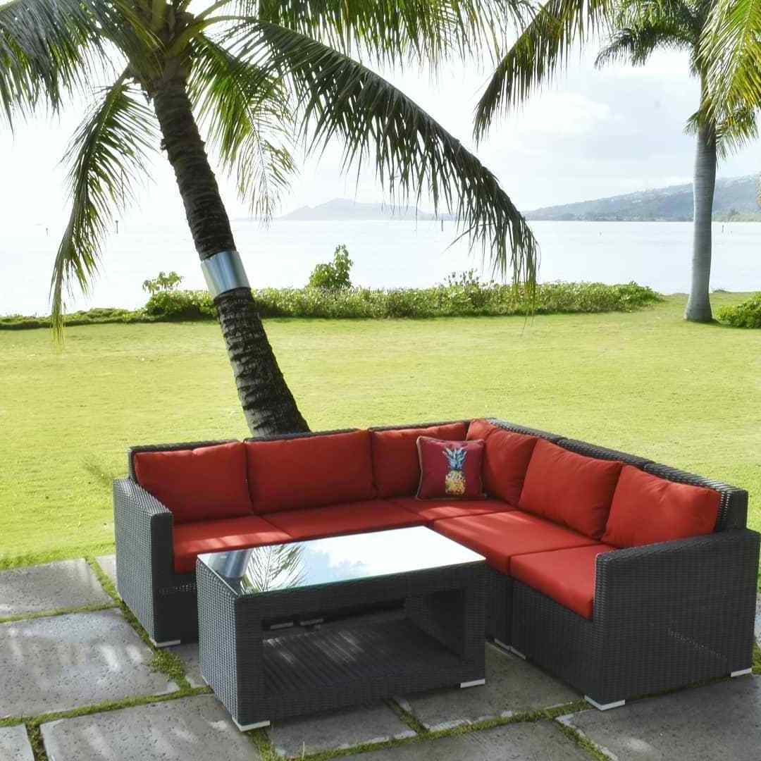 Best Seller Outdoor Rattan Sofa Modular Conversation Patio Rattan Set Luxury Garden Furniture Wicker Cut Sofa