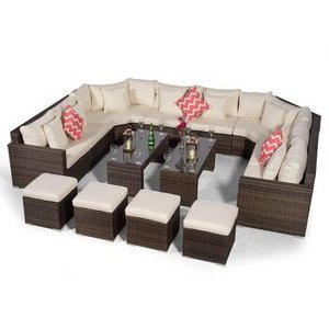 BEST SELLING ALUMINUM FRAME SOFA SET/ POLY RATTAN OUTDOOR SOFA SET/ GARDEN FURNITURE VIETNAM