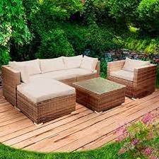 Modern Garden Patio Indoor Outdoor poly rattan furniture rooms to go outdoor furniture synthetic rattan wicker furniture